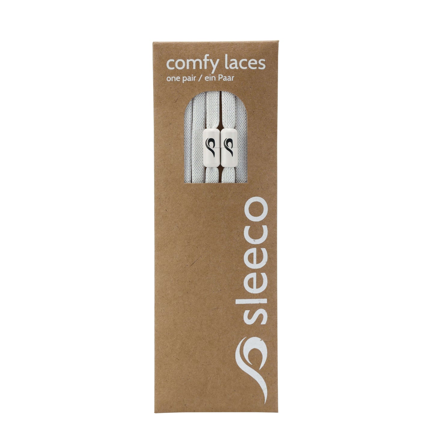 sleeco: Elastische Schnürsenkel weiß